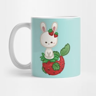 Bunny Strawberry Mermaid Mug